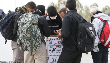 زائران اربعین در شهر کوت عراق + تصاویر