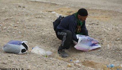 زائران اربعین در شهر کوت عراق + تصاویر