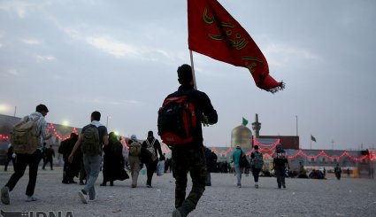 زائران اربعین در شهر کوت عراق + تصاویر