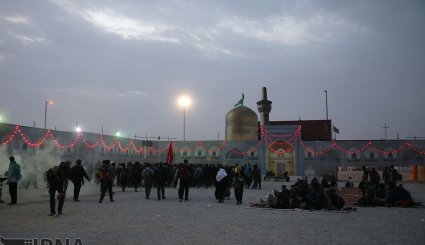 زائران اربعین در شهر کوت عراق + تصاویر