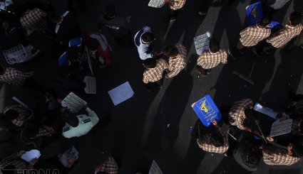 راهپیمایی«13 آبان»در استان ها + تصاویر