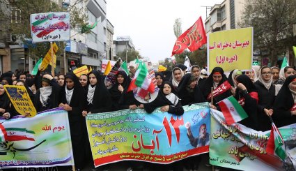راهپیمایی«13 آبان»در استان ها + تصاویر