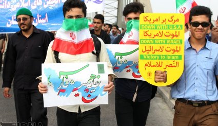 راهپیمایی«13 آبان»در استان ها + تصاویر