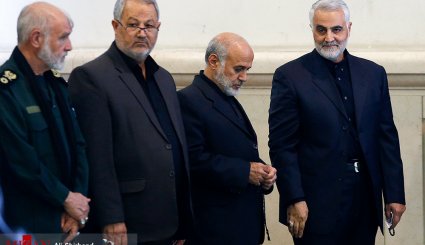 تصاویر مراسم ترحیم پدر سردار قاسم سلیمانی در مصلی تهران - 1
