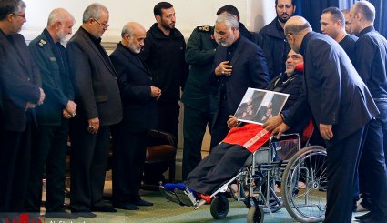 تصاویر مراسم ترحیم پدر سردار قاسم سلیمانی در مصلی تهران - 1
