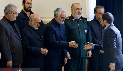 تصاویر مراسم ترحیم پدر سردار قاسم سلیمانی در مصلی تهران - 1
