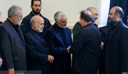 تصاویر مراسم ترحیم پدر سردار قاسم سلیمانی در مصلی تهران - 1
