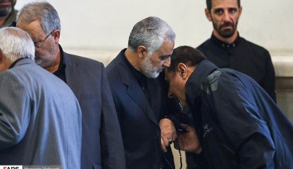 تصاویر مراسم ترحیم پدر سردار قاسم سلیمانی در مصلی تهران - 1
