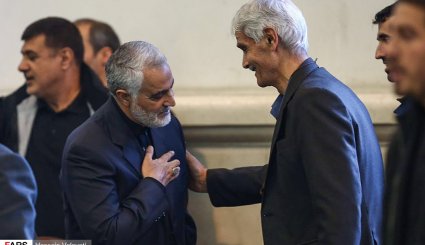 تصاویر مراسم ترحیم پدر سردار قاسم سلیمانی در مصلی تهران - 1
