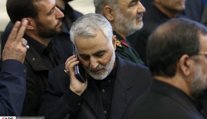 تصاویر مراسم ترحیم پدر سردار قاسم سلیمانی در مصلی تهران - 1
