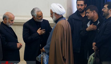 تصاویر مراسم ترحیم پدر سردار قاسم سلیمانی در مصلی تهران - 1
