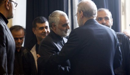 تصاویر مراسم ترحیم پدر سردار قاسم سلیمانی در مصلی تهران - 1
