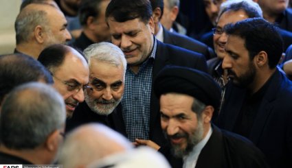 تصاویر مراسم ترحیم پدر سردار قاسم سلیمانی در مصلی تهران - 1

