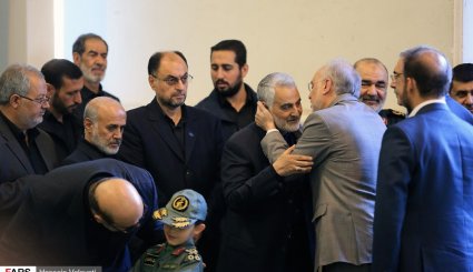 تصاویر مراسم ترحیم پدر سردار قاسم سلیمانی در مصلی تهران - 1
