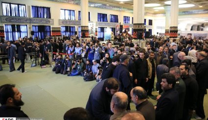تصاویر مراسم ترحیم پدر سردار قاسم سلیمانی در مصلی تهران - 1
