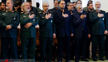 تصاویر مراسم ترحیم پدر سردار قاسم سلیمانی در مصلی تهران - 1
