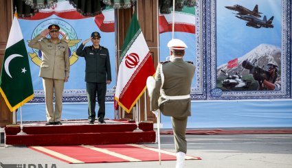 استقبال رسمی از فرمانده ارتش پاکستان