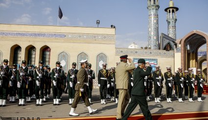 استقبال رسمی از فرمانده ارتش پاکستان