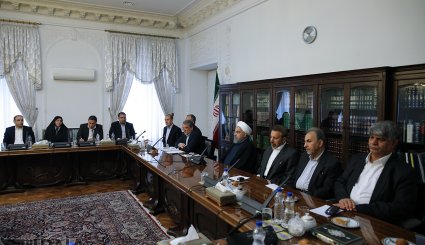 دیدار اعضای شورای شهر تهران با رئیس جمهوری