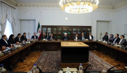 دیدار اعضای شورای شهر تهران با رئیس جمهوری