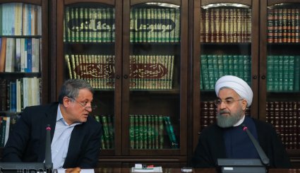 دیدار اعضای شورای شهر تهران با رئیس جمهوری