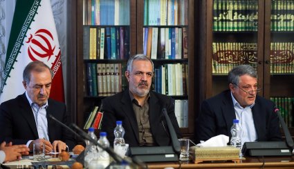 دیدار اعضای شورای شهر تهران با رئیس جمهوری