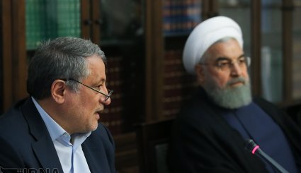 دیدار اعضای شورای شهر تهران با رئیس جمهوری