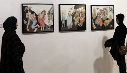 نخستین نمایشگاه سراسری هنرهای تجسمی افغانستان + تصاویر