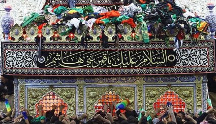 حرم حضرت ابوالفضل(ع) در آستانه اربعین حسینی + تصاویر