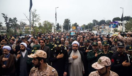 تشییع پیکر شهید منصور میرحسینی