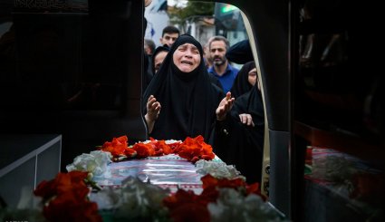 تشییع پیکر شهید منصور میرحسینی