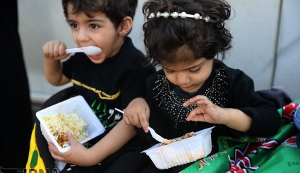 راهپیمایی زایرین اربعین در مسیر نجف به کربلا 