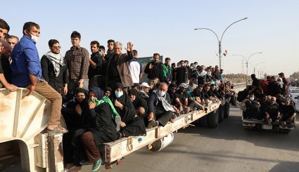 پذیرایی از زائران پیاده کربلا