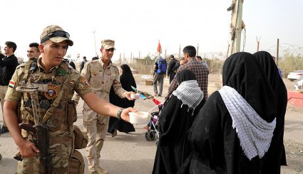 پذیرایی از زائران پیاده کربلا