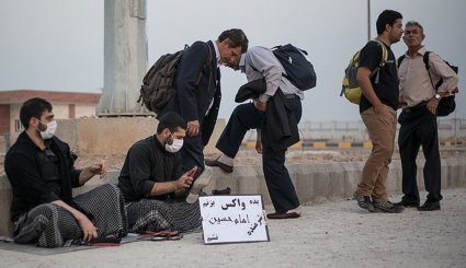پذیرایی از زائران پیاده کربلا