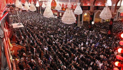 بارگاه اباعبدالله الحسین (ع) در آستانه اربعین حسینی + تصاویر