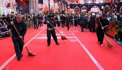 بارگاه اباعبدالله الحسین (ع) در آستانه اربعین حسینی + تصاویر