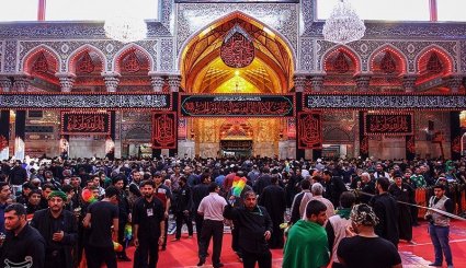 بارگاه اباعبدالله الحسین (ع) در آستانه اربعین حسینی + تصاویر
