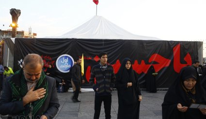 آغاز پیاده روی اربعین حسینی در تهران + تصاویر