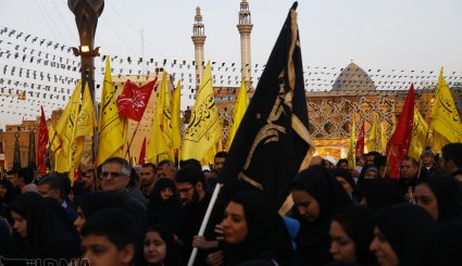 آغاز پیاده روی اربعین حسینی در تهران + تصاویر