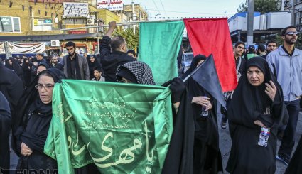 آغاز پیاده روی اربعین حسینی در تهران + تصاویر