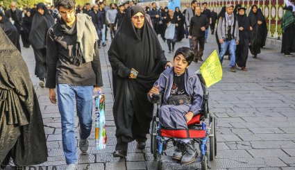 آغاز پیاده روی اربعین حسینی در تهران + تصاویر