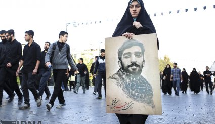 آغاز پیاده روی اربعین حسینی در تهران + تصاویر
