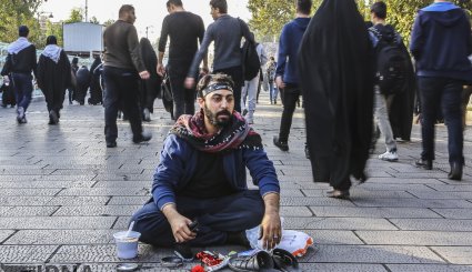 آغاز پیاده روی اربعین حسینی در تهران + تصاویر