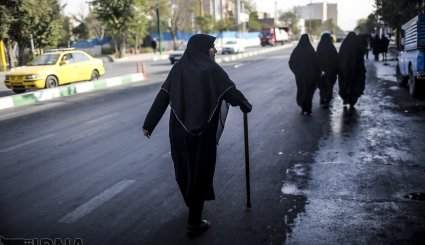 پیاده روی اربعین حسینی در تهران + تصاویر