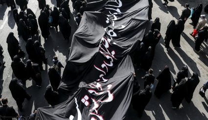 پیاده روی اربعین حسینی در تهران + تصاویر