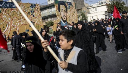 پیاده روی اربعین حسینی در تهران + تصاویر