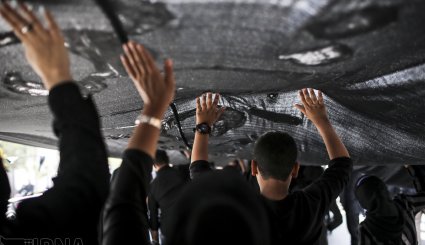 پیاده روی اربعین حسینی در تهران + تصاویر