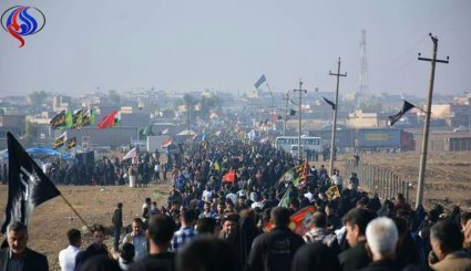 مراسم زیارت اربعین امام حسین (ع) در شهر موصل + تصاویر