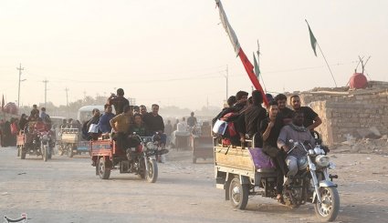 بازگشت زائران حسینی از کربلا